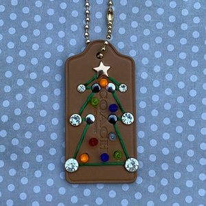 Coach Custom Christmas Tree Xtra Large Hang Tag